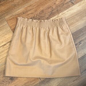 J. Crew Tan Mini Skirt